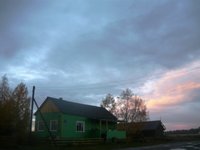 Метеостанция Карпогоры. Отблеск заката на востоке : 2010 г. Сентябрь 226.jpg