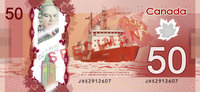 50-ти долларовая банкнота банка Канады : ccgsamundsen_50_dollarbill.jpg