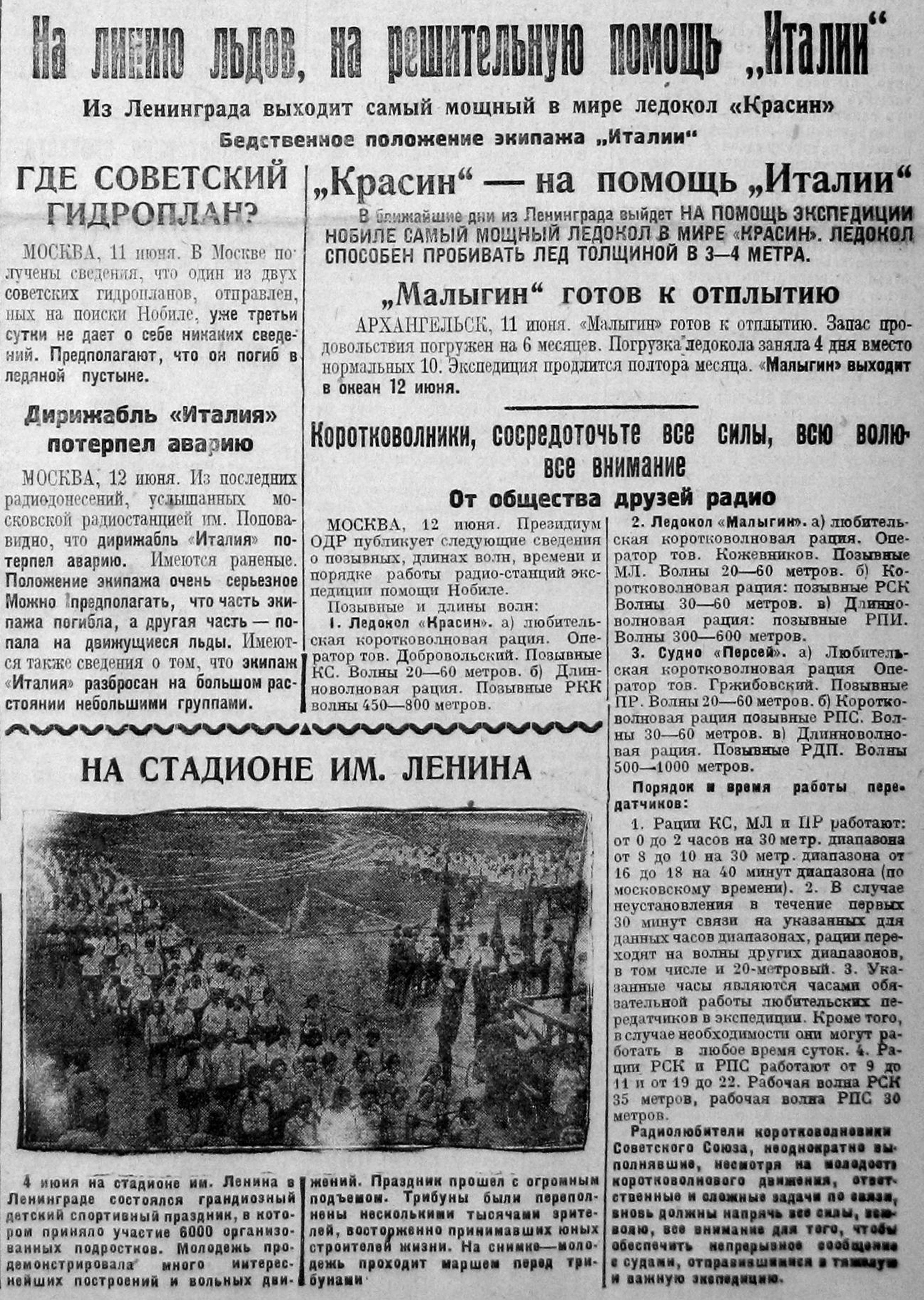 Полярная Почта • Просмотр темы - 1928: Экспедиция Нобиле на дирижабле  