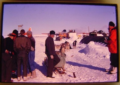  1963 DOG SLED LOADED WITH SUPPLIES AT SOUTH POLE OPERATION DEEP FREEZE.JPG