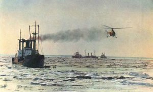  Ми-1 Н-11 борт ледокола Ермак, Карское море, 1955 г.jpg