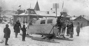  Аэросани. 1930-33 гг. сахалинский пограничный отряд напротив п..jpg