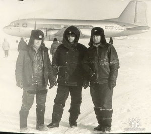  аэродром подскока СП-25  Саша Кузьмин, Андрей Белов, Григорий Сидорченко.jpg