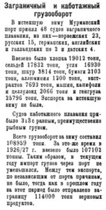  Полярная Правда, 1928, №048, 26 апреля РАБОТА МУРМ.ПОРТА.jpg