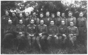 Метеорологи штаба 3-й воздушной армии. Кенигсберг (с 4 июля 1946 г. Калининград), май 1945 г. : F-75.jpg
