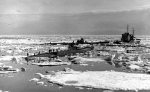  С-21, С-22 С-24 на зимовке в Тикси, зима-весна 1950.jpg